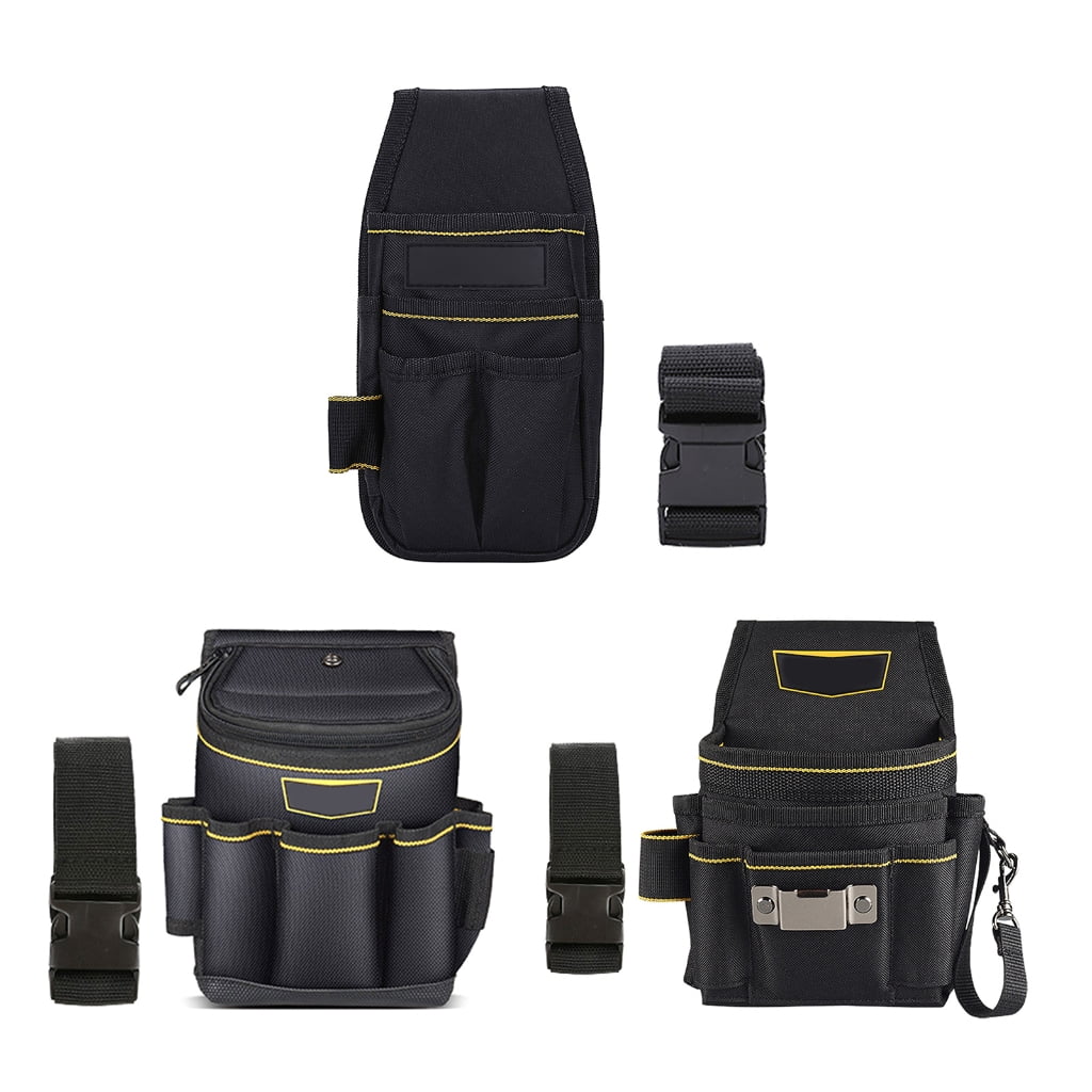 Yokua Convenient Canvas Tool Bag for Home Project 18Pocket Electrician Tool Belt