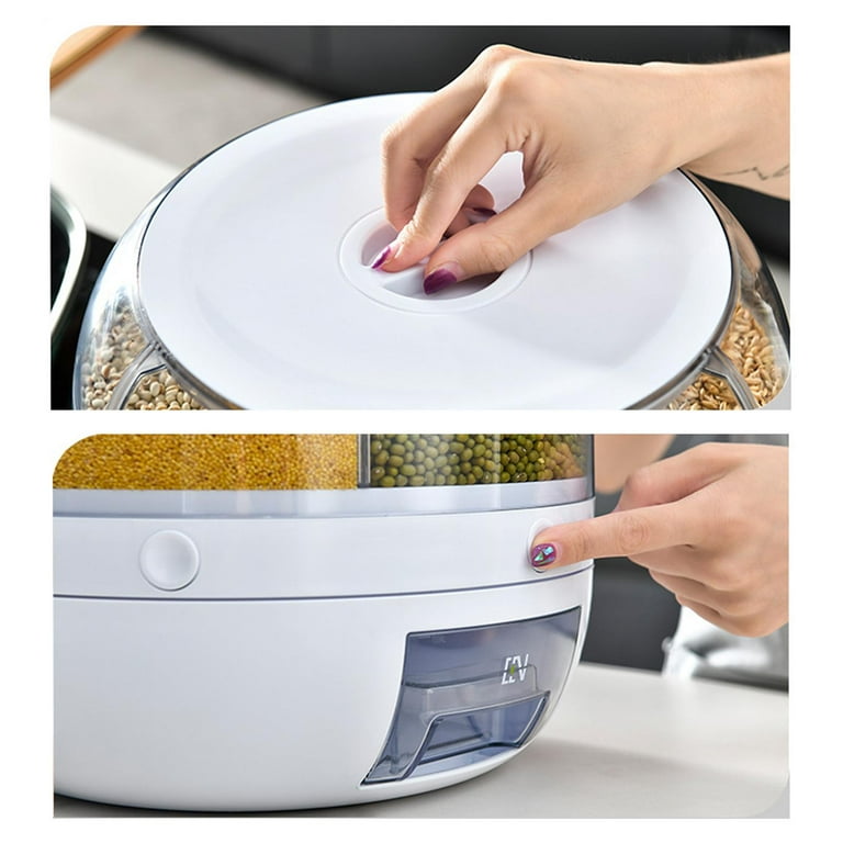 multifunctional Food Storage 10kg Capacity Rice Bucket Food