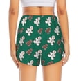 thumbnail image 3 of Picia Gingerbread Snowman Cookies Pattern Women's 2 in 1 Athletic Running Shorts High Waisted Workout Casual Gym Sweat Shorts with Comfy Liner Zipper Pockets-XX-Large, 3 of 9