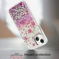 thumbnail image 3 of XPM for Apple iPhone 15 Phone Case, Fashion Beautiful Epoxy Design Hybrid Fashion Stylish TPU Protective, Shockproof Hybrid PC Cover for iPhone 15 (Pink Floral), 3 of 6