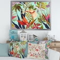 thumbnail image 3 of Designart 'VIntage Tropical Flowers II' Tropical Framed Art Print, 3 of 4