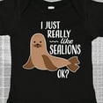 thumbnail image 4 of Inktastic I Just Really Like Sea Lions Ok Boys or Girls Baby Bodysuit, 4 of 5