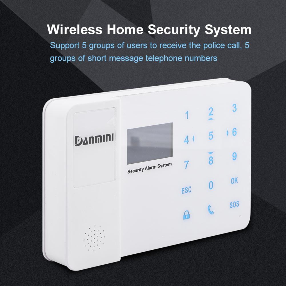 Zerone Lcd Wireless Gsm Burglar Alarm Door Window Sensor Home