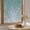 Blue Teal Green, variant on Window Privacy Film Decorative, Christmas Stained Glass Window Film for Home Front Door, Xmas Snowflake Winter Rustic Ombre Green Non-Adhesive Rainbow Windows Sticker Cling Tint 17.7"x39.3"