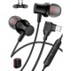 thumbnail image 1 of wonima11 for iPhone 17 Headphones USB C in Ear Right Angle 90° Type C Earbuds with Mic Stereo AUX Magnetic Snap S M L Ear Tip USB C Wired Earphones for iPhone 16 15 Galaxy S25 S24 Pixel 10 iPad Black, 1 of 1