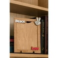 thumbnail image 3 of Peace and Love Wooden Picture Frame with Stand, 5x7 Photo Display, Wall Mount Included, 3 of 6