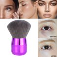 thumbnail image 4 of Brocha de maquillaje con forma de hongo con mango, multiusos, para autobronceador, polvos sueltos sintéticos, rubor, rostro y cuerpo., 4 of 8