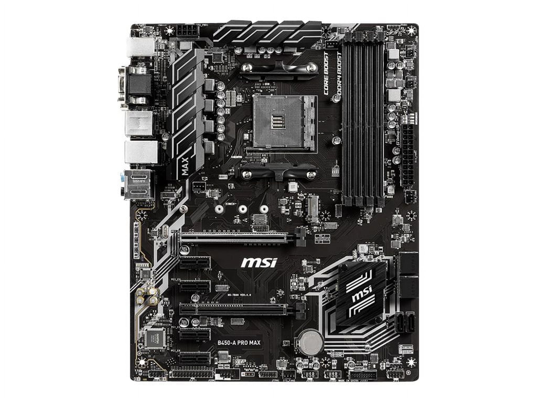 MSI B450-A PRO Ryzen5 3500 CPUセット MSI B450-A PRO MAX - Motherboard - ATX - Socket AM4 - AMD B450