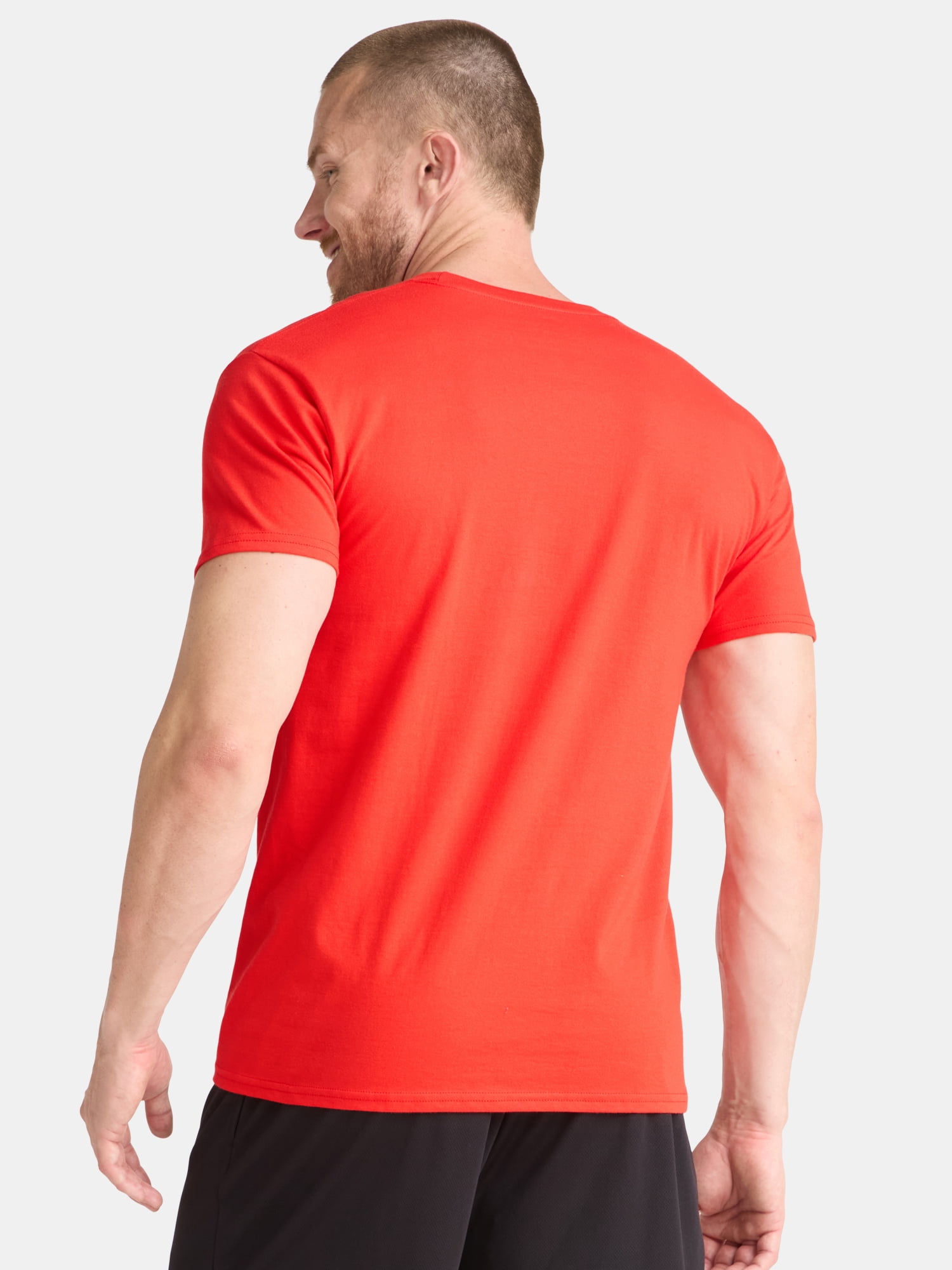 Athletic Works Men's and Big Men's Cotton Pocket Tee, Sizes XS-5XL and Tall Sizes