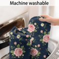 thumbnail image 5 of Pioneer Flower Floral Print Pattern Bathroom Rugs Mat, Non Slip Microfiber Bathroom Rug with Rubber Backing, Soft Mats for Bathroom Floor Tub Shower, 17"x27", 5 of 5