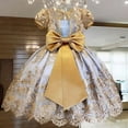 thumbnail image 1 of Vestido infantil de 4 a 10 años para niñas, vestido de encaje de tul para niñas, vestido elegante de princesa para fiesta, desfile, vestido Formal para niños adolescentes Tan Jianjun unisex, 1 of 2
