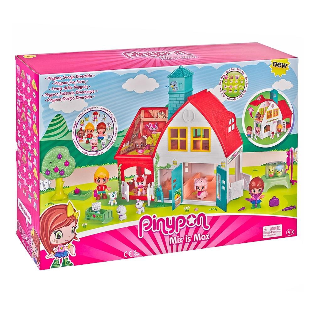 🐶 Pinypon Guardería De Mascotas – Set Completo Con Figura Y 4 Animalitos, Diversión Asegurada Desde 3 Años