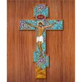 thumbnail image 1 of Gold Plated Jesus on Cross Wall Art, 1 of 1