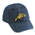 thumbnail image 2 of Eosunjian Unisex Children Hat Washed Denim Retro Baseball Cap Cartoon Excavator Embroidery Long Brim Anti-UB Sun Protection Outdoor Sun Hat Blue, 2 of 13