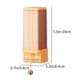 thumbnail image 3 of VBXOAE Wall Mounted Cosmetic Cotton Storage Box Pull Down Proof Makeup Remover Organizer with 55 Pads Included Convenient Hygienic Dispense System, 3 of 6