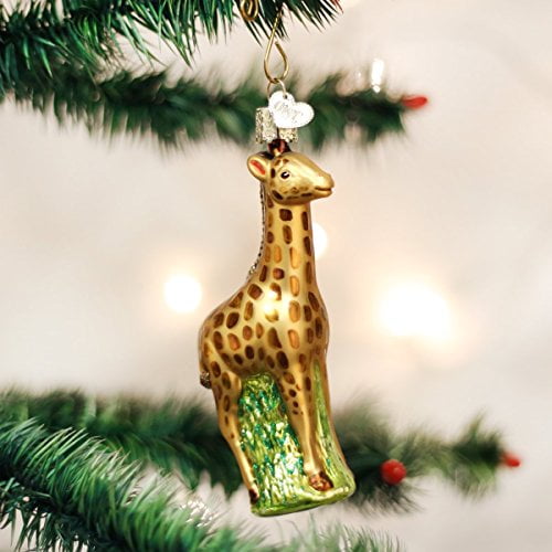 Old World Christmas Baby Giraffe Glass Blown Ornament