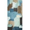 thumbnail image 2 of Villa, Milli 18x32 Gold Ornate Wood Framed with Double Matting Museum Art Print Titled - Blue Blocks 1, 2 of 4