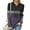 1# Purple Gray, variant on TEMOFON Hoodies for Women Long Sleeve Pullover Sweatshirts Casual Fall Tunic Tops with Pocket Drawstring Hooded Sweaters Winter Clothes