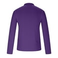 thumbnail image 4 of KIHOUT Spring Winter Sweatshirts for Men, Casual Solid Turndown Pullover High Elastic Long Sleeve Blouse, Size S-3XL, 4 of 8