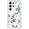 thumbnail image 1 of KAIYANG Funda ultra transparente para Samsung Galaxy S23, funda protectora de TPU con airbag y estampado de flores, color blanco y multicolor, 1 of 5