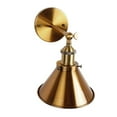 thumbnail image 4 of Parrot Uncle BH11809110V Rhem 7 in. 1-Light Brass Gold Wall Sconce Light, 4 of 9