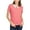 Pink - coral, variant on maison Jules Womens Lace Detail Embellished T-Shirt, Blue, Large