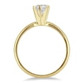 thumbnail image 2 of SZUL Women's 1/2 Carat Diamond Solitaire Ring in 14K Yellow Gold  (J-K-L Color, I2-I3 Clarity), 2 of 4
