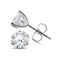 thumbnail image 2 of 1/2 ct TDW Diamond 3-Prong Martni Studs, 2 of 3