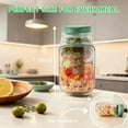 thumbnail image 6 of Salad Pod Mason Jar Side Open 2-Pack – Leakproof Vertical Layering Salad Jars with Built-In Dressing Containers, Reusable & Portable Lunch Containers for Office, Picnic & Travel, 6 of 7
