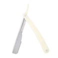 thumbnail image 4 of Maquinilla de afeitar de peluquero Sailing plegable blanca con cortapelos de borde recto, 4 of 9