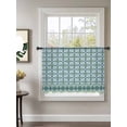 thumbnail image 2 of Sheer Curtains 45 Inch Length, Blue Flowers Semi Sheer Curtains Light Filtering Window Treatment, Farmhouse Country Abstract Floral Patterned Privacy Voile Drapes for Living Room Bedroom 52x45 Inch, 2 of 7