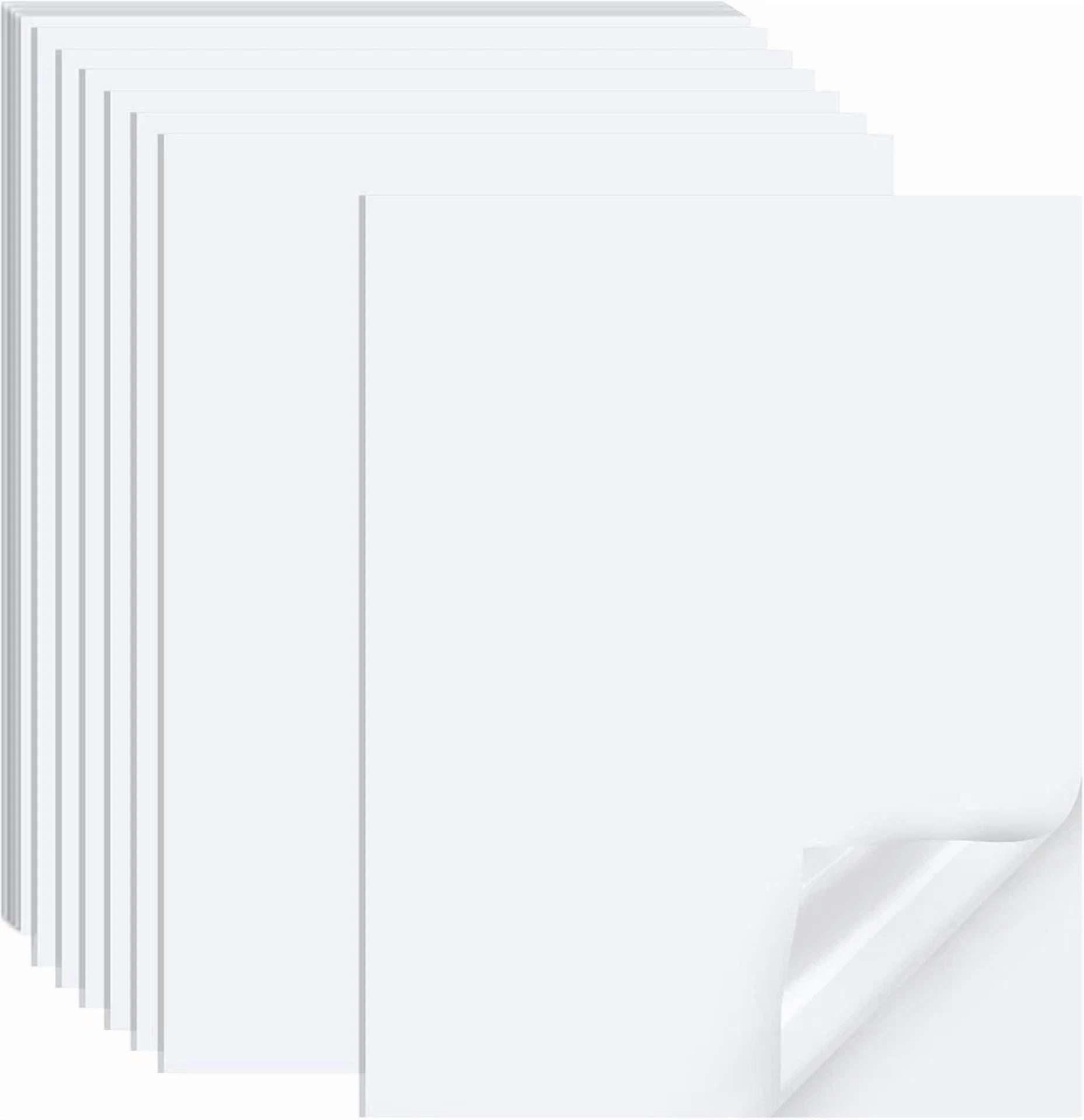 BUTTERFLY- 40 Sheets Printable Sticker Paper 8.5"X11" Matte Full Labels For Inkjet/Laser
