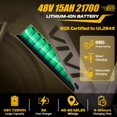 thumbnail image 2 of 26" Fat Tire Electric Bike for Adults, 749W Motor Electric Mountain Bike, 48V 15Ah Large Capacity Battery UL2849 Certified, Max 19.8Mph E-Bike, 7-Speed Off-Road Electric Bicycle Men, 2 of 6