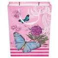 thumbnail image 4 of Premium Reusable Elegant Stenciled Butterfly Paper Gift Bag with Satin Ribbon Handles, 4 of 4