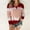 Wine, variant on kayannuo Fall Clothes For Women Women's Fashion Casual Round Neck Long Sleeve Printed Top T-Shirt Blouse Red