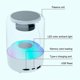 thumbnail image 4 of Cool Circle Color Light Bluetooth-Compatible Speaker Stereo Surround Bass Audios Speaker for Home Party Beach, 4 of 5