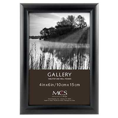 Bullnose Laminate - MCS INDUSTRIES 42303 4x6 FASHION BULLNOSE WOOD PICTURE FRAME - BLACK FINISH