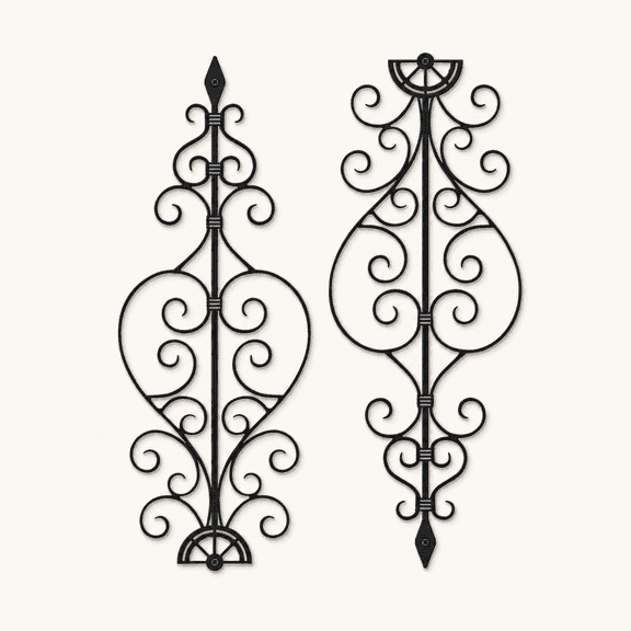Metal Scroll Wall Decor Scroll A Traditional Art For Home Entryway Decoration