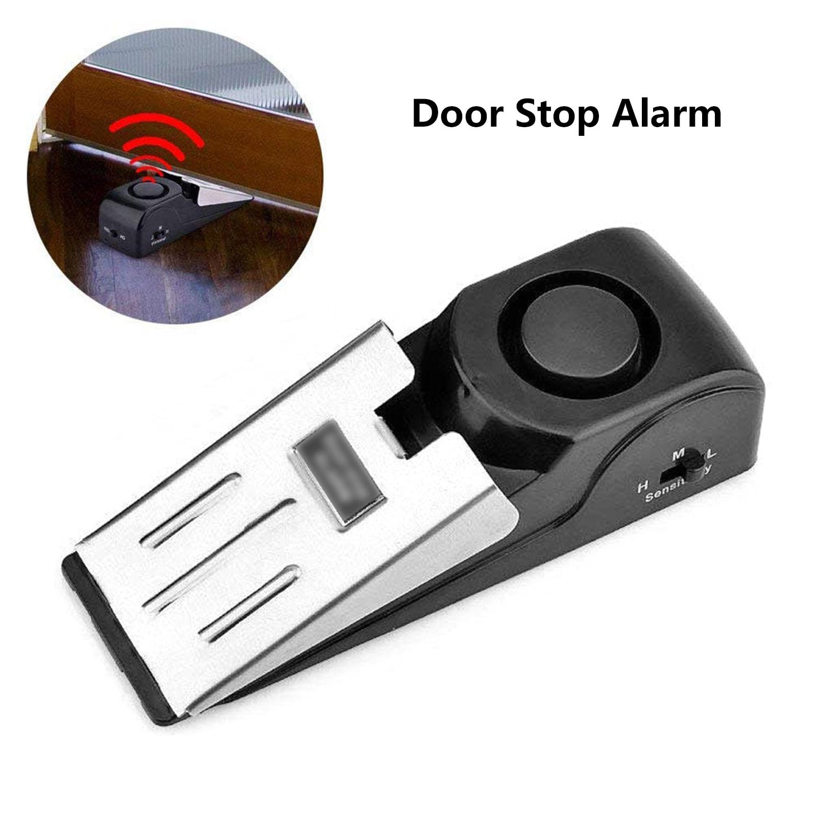 1 Pack Door Stopper Security Door Stop Alarm Doorstop For Travel