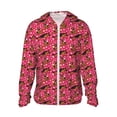 thumbnail image 1 of KLL Veste à Capuche Extérieure Protection Solaire UPF 50+ pour Hommes et Femmes avec Imprimé Chien Berger Allemand, Manches Longues, Chemise de Pêche Randonnée Performance - Grande Taille, 1 of 7