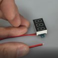 thumbnail image 4 of Voltímetro digital LED de CC de 0,36 pulgadas 0-40V Voltímetro Tester Detector (Rojo), 4 of 9