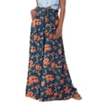 thumbnail image 1 of Pantalones Palazzo de Pierna Ancha PRETTYGARDEN de Cintura Alta con Bolsillos, 1 of 7