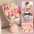 thumbnail image 1 of Zedker Fil à Tricoter Fait Main Populaire Fleur de Simulation pour Produits Finis Liquidation, 1 of 8