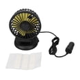 thumbnail image 1 of Ventilador de encendedor de cigarrillos, ventilador de refrigeración de aire eléctrico giratorio de 360 grados para coche, camión, furgoneta, SUV, RV, ATV, barco, 1 of 8