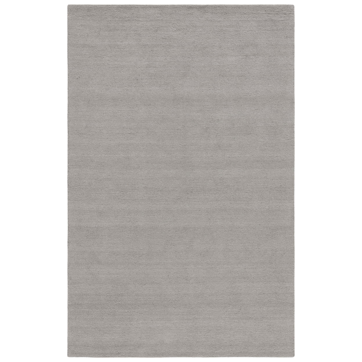 SAFAVIEH Outdoor Micro-Loop Garrett Solid Indoor/Outdoor Area Rug, Grey, 6' x 6' Round
