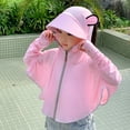 thumbnail image 2 of Shachafan Girls Sun Shirt Summer Lightweight Breathable Blocking Loose Jacket For Outdoor Play Sports Shirts for Girls, 2 of 4