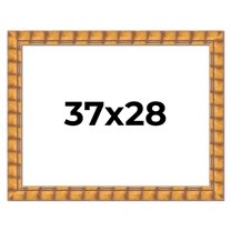 37x28 Frame Beige Real Wood Picture Frame Width 3 inches | Interior Frame Depth 0.5 inches |