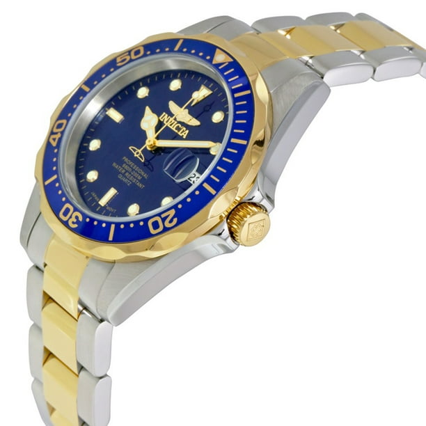 Invicta Diver Quartz Blue Dial Two-tone Men's Watch 8935 - Walmart.com