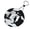 Black White, variant on Dog Sun Hat with Ear Holes - Adjustable Tie-Dye Pet Hat for Small & Medium Dogs, UV Protection Bucket Hat for Outdoor Summer Activities & Parties