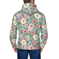 thumbnail image 5 of Zip Up Hoodies for Men - Rose Flowers Temg Long Sleeve Comfrt Men'S Fashion Hoodies & Sweatshirts, Jackets for Men Hoodies Pullover Clothing Clothes with Pouch, 5 of 5